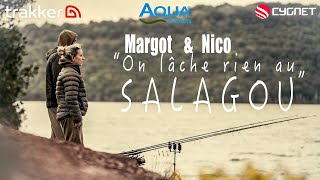 Carpes en grand lac Margot et NicoquotOn ne lâche rien au Salagouquot [upl. by Galliett]