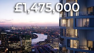 Touring a £1475000 Canary Wharf Apartment  London property tour [upl. by Esnahc895]