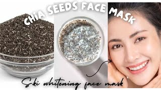 Korean Viral Chia Seeds Face Mask For Glowing amp Bright Skin  whitening face mask  viralfacepack [upl. by Ilahsiav55]