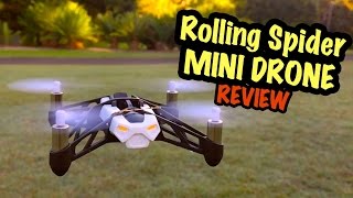 Parrot Mini Drone review  The “Rolling spider” [upl. by Derfnam259]