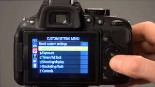 The Nikon D5200 Custom Settings menu overview [upl. by Cindie]