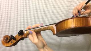 How to Play Vibrato Violin Tutorial [upl. by Artemas]