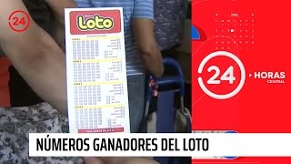 Estos son los números ganadores sorteo del Loto mega acumulado  24 Horas TVN Chile [upl. by Essiralc620]