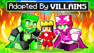 Adopted By SUPERVILLAINS In Minecraft [upl. by Niven117]