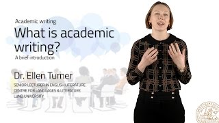 What is academic writing [upl. by Eyllom]