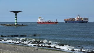 Scheepvaart in Rotterdam  Shipspotting  Hoek van Holland  Tweede Maasvlakte  Zeeschepen [upl. by Latea]