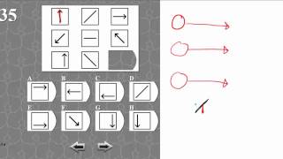 IQ TEST matrix 35 SOLVED AND EXPLAINED [upl. by Collimore822]