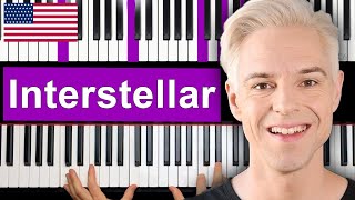 Hans Zimmer  Interstellar  EASY Piano Tutorial [upl. by Tori560]