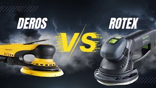 Mirka DEROS vs Festool Rotex  The Recreational Woodworker [upl. by Sutphin]