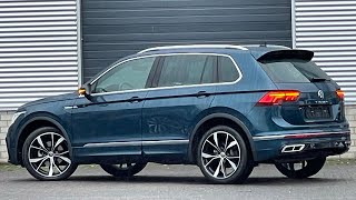 Volkswagen NEW Tiguan RLine 2022 in 4K Nightshade blue 19 inch Misano walk around amp detail Inside [upl. by Valina]