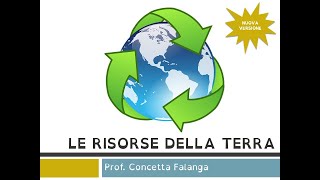 Le risorse della terra  Nuova versione [upl. by Adlihtam]