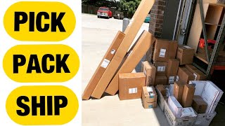 HOW TO SHIP USED AUTO PARTS  PICK  PACK  SHIP  eBay Business Shipping Used Auto Parts  PACKAGES [upl. by Morita368]