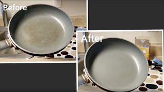 How to clean nonstick pan [upl. by Ahseele612]