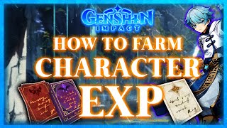 Best Ways To Get Character Experience  Genshin Impact Guide [upl. by Eidaj840]