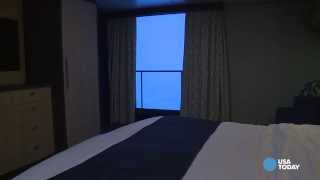 Virtual balconies bring ocean views to interior state rooms [upl. by Hutt643]