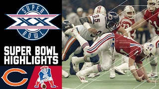 Super Bowl XX Bears vs Patriots  NFL [upl. by Akenor]