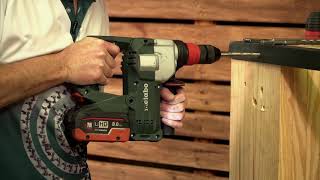 KHA 18 LTX BL 24 Cordless Rotary Hammer Demonstration  Metabo [upl. by Jennine]