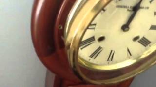 How to wind an antique clock [upl. by Chrisy]