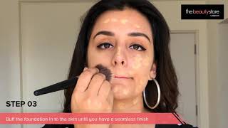 How to apply stick foundation [upl. by Ydorb]