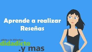 Como hacer una reseña [upl. by Ury508]