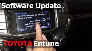 How To Update Toyota Entune Audio System Software  Toyota 4Runner Radio Firmware Update [upl. by Refinaj]