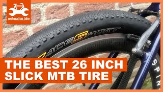 The best 26 inch slick mountain bike tire [upl. by Romilda]