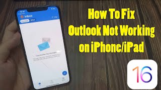 FIX Outlook Not Working on iPhoneiPad iOS 16 [upl. by Routh]