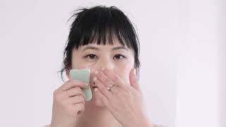 Learn Facial Gua Sha from a Chinese Medical skincare professional [upl. by Yve]