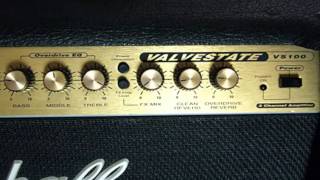 Marshall Valvestate Vs100  Metal Rhythms Leads and Cleans [upl. by Cela850]