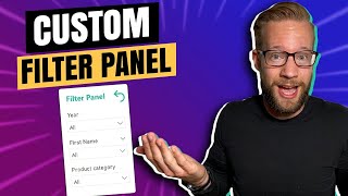 Creating a Custom Filter Panel in Power BI [upl. by Hadeis]
