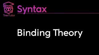 Syntax Binding Theory [upl. by Ttenyl835]