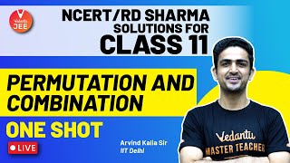 Permutation and Combination  NCERTRD Sharma Solutions for Class 11 Maths 📖  Arvind Kalia Sir [upl. by Jarrow]