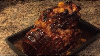 How To Make Brown Sugar Honey Glazed Ham for Easter [upl. by Alyek]