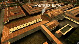 Animation of ancient Roman Fort in Caerleon Wales [upl. by Bradly]