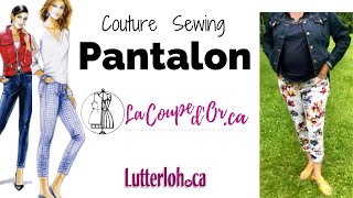 Pantalon Lutterloh sewing s316m161 Brigitte [upl. by Pincince749]