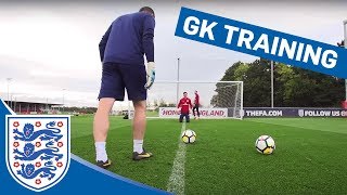 Four Keeper Drill Crosses amp More at Goalkeeper Training  Inside Training [upl. by Pettit]