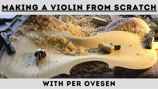 Making a violin from scratch with maker Per Ovesen  MiniDocumentary [upl. by Quick]