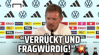 Deutliche Worte Nagelsmann schießt gegen Experten zurück [upl. by Nosirrag]