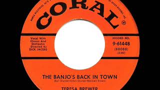 1955 HITS ARCHIVE The Banjo’s Back In Town  Teresa Brewer [upl. by Blen309]