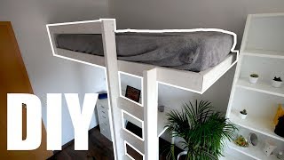 DIY Hochbett selber bauen Das schwebt einfach Anleitung [upl. by Proudlove]