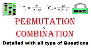 PERMUTATION amp COMBINATION Concept  All type of Problems [upl. by Claudette179]