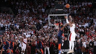 Damian Lillard Hits EPIC GameWinner  April 23 2019 [upl. by Leind768]