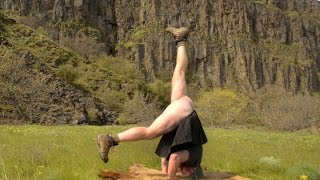 Kilted Yoga Episode V quotSpringtimequot featuring HIGHLAND HUNTRESS [upl. by Anirdnajela540]