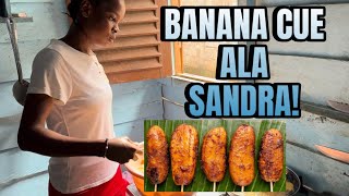 BANANA CUE RECIPE NAGLUTO NG BANANA CUE ANG ISANG GUINEANA🇬🇶🇵🇭 [upl. by Lrigybab617]