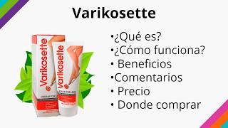 Varikosette – Cómo Funciona y Dónde Comprar [upl. by Yewed467]