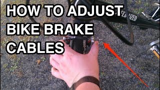 How to Tighten Bike Brake Cables [upl. by Anneres]