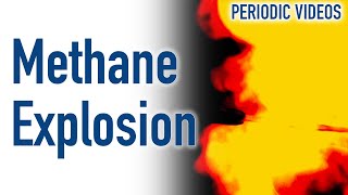 Methane Explosion SLOW MOTION  Periodic Table of Videos [upl. by Winograd251]