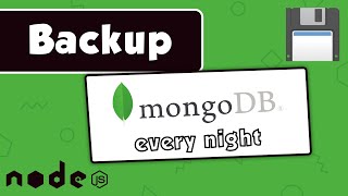 How to backup mongodb every night  its really easy [upl. by Ellecrag]