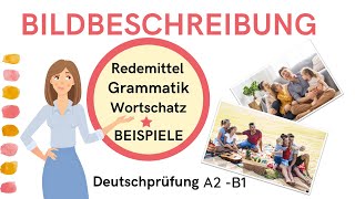 Bildbeschreibung A2B1 Mündliche Prüfung  Deutsch lernen [upl. by Hpsoj]