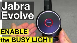 BUSY LIGHT not working on JABRA EVOLVE 75 how to fix [upl. by Otrebmal843]